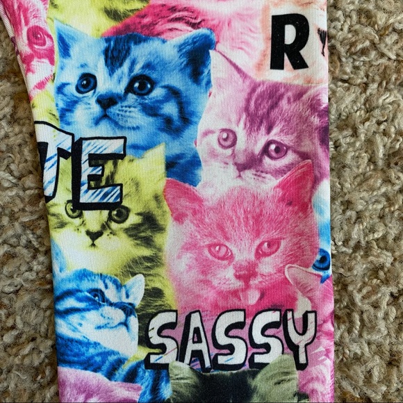 LOL Vintage Crazy Cat Pants Leggings - Picture 5 of 8